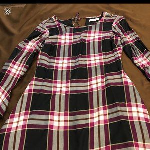Ann Taylor LOFT Plaid Dress